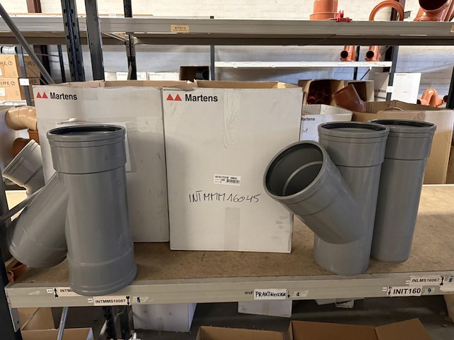 Lot pvc koppelstukken d160mm - afbeelding 4 van  10