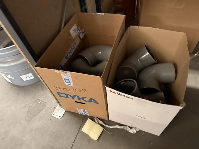 Lot pvc koppelstukken d160mm - afbeelding 9 van  10