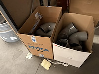 Lot pvc koppelstukken d160mm - afbeelding 9 van  10