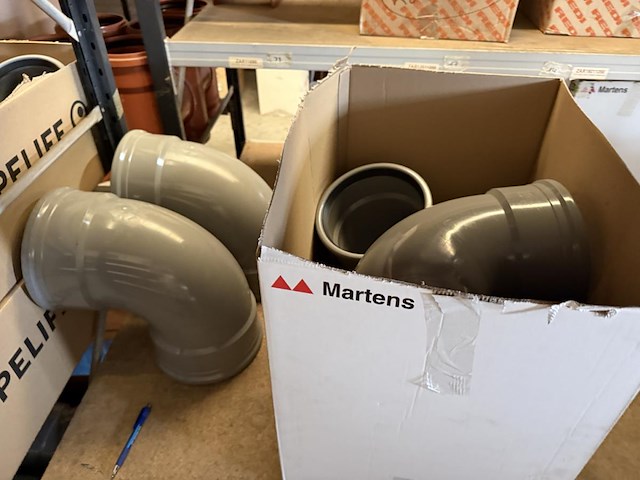 Lot pvc koppelstukken d200mm - afbeelding 11 van  12
