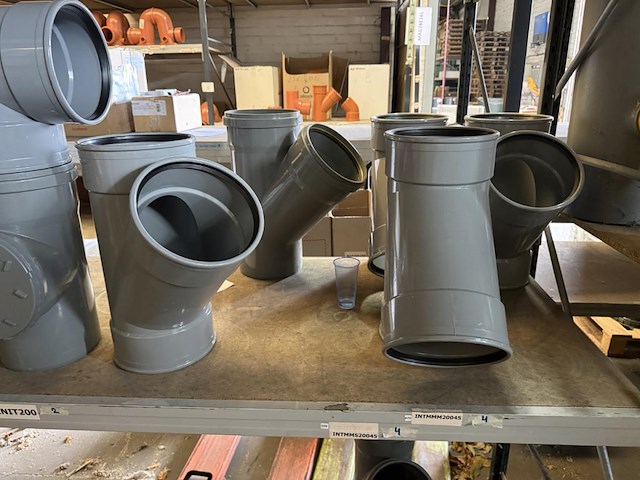 Lot pvc koppelstukken d200mm - afbeelding 4 van  12