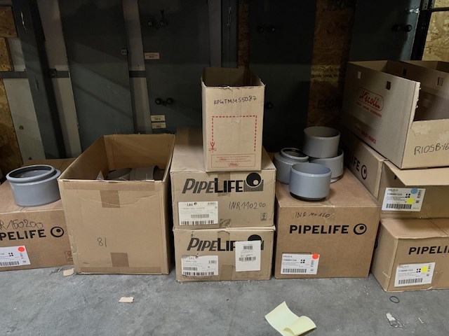 Lot pvc koppelstukken - afbeelding 1 van  5