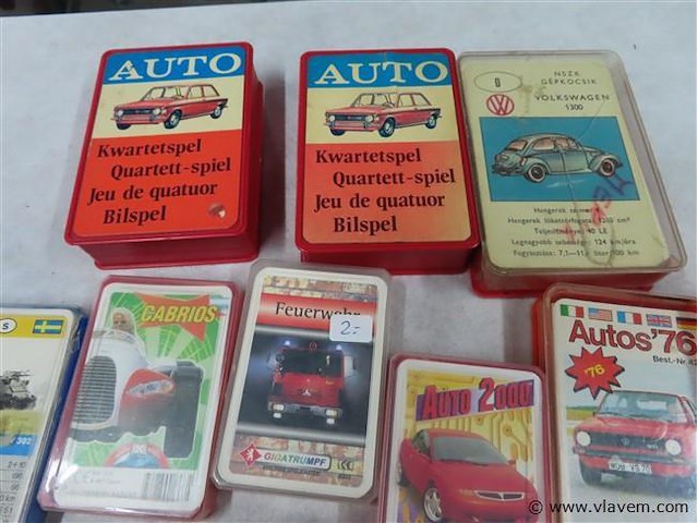 Lot quartetten en losse kaarten - afbeelding 2 van  5