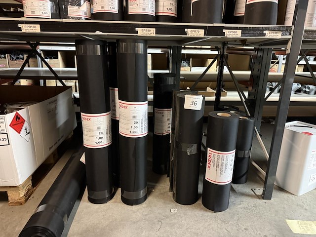 Lot rollen tridex epdm - afbeelding 1 van  4