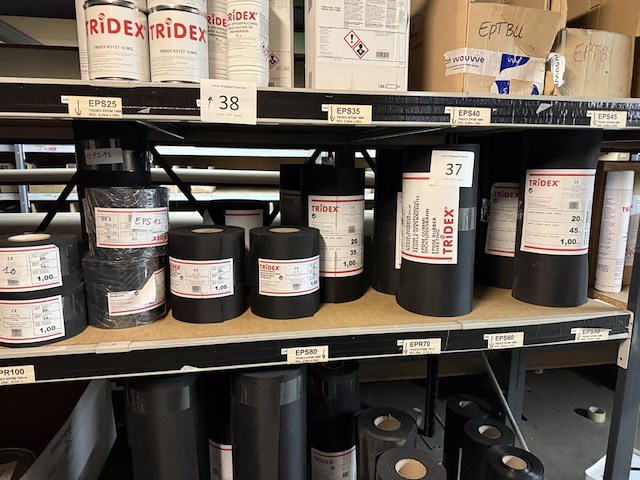 Lot rollen tridex epdm - afbeelding 1 van  3