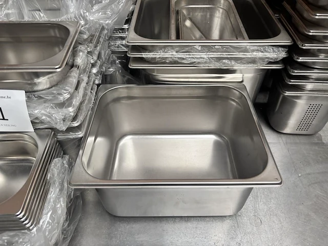 Lot rvs gastronormbakken - afbeelding 2 van  7