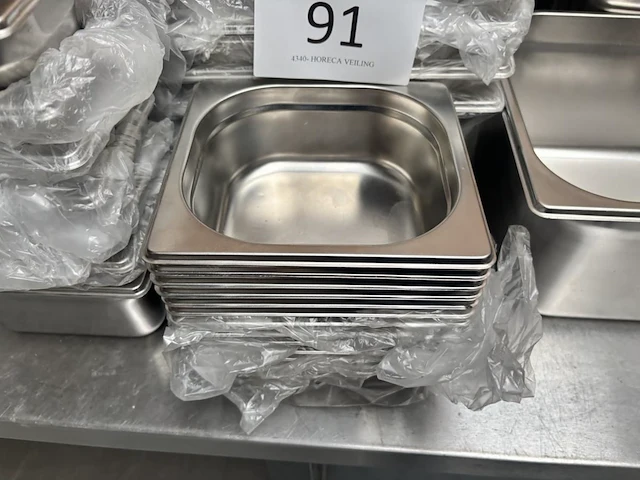 Lot rvs gastronormbakken - afbeelding 4 van  7