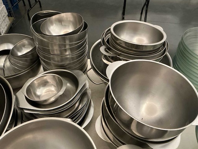 Lot rvs kommen - afbeelding 4 van  10