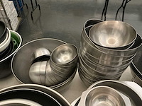 Lot rvs kommen - afbeelding 6 van  10