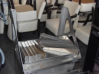 Lot rvs wandschabben/rekken - afbeelding 1 van  2