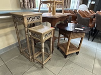 Lot salon tafels/bijzet tafels (5) - afbeelding 2 van  4