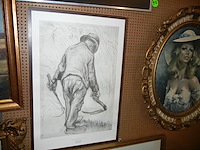 Lot schilderijen 5 stuks - afbeelding 3 van  5