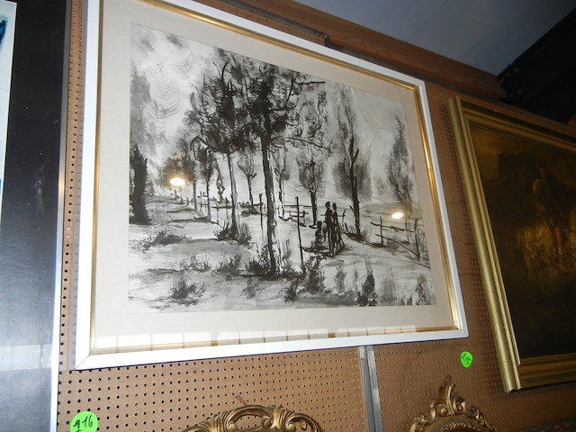 Lot schilderijen 5 stuks - afbeelding 5 van  5