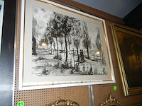 Lot schilderijen 5 stuks - afbeelding 5 van  5