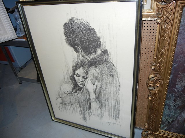 Lot schilderijen 6 stuks - afbeelding 2 van  6