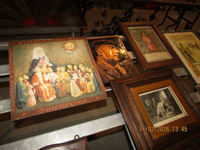 Lot schilderijen/kaders - afbeelding 3 van  4