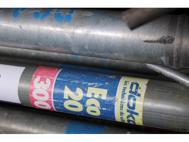 Lot schoren, doka, eco 20, 300cm, in metalen rek - afbeelding 2 van  3
