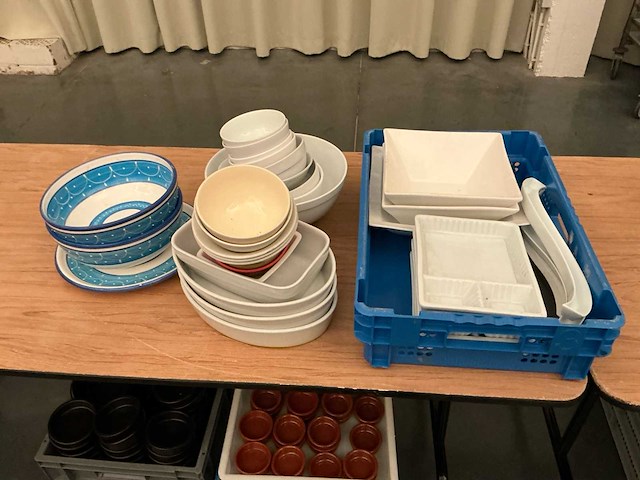 Lot serveerschalen en kommen - afbeelding 1 van  4