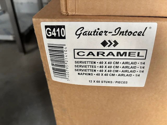 Lot servetten gautier intocel g410 - afbeelding 2 van  5