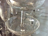 Lot servies divers gegraveerd - afbeelding 2 van  3