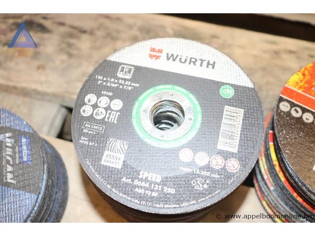 Lot slijpschijven - wurth - speed art. 0664 131 380 - afbeelding 3 van  6