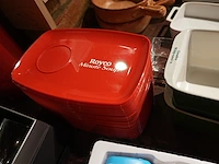 Lot soepborden, pannetjes, ovenschotels, royco onderzetters + kurkentrekker - afbeelding 10 van  11