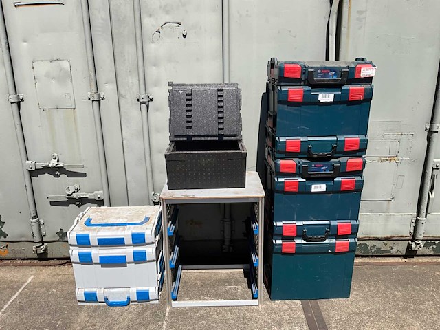 Lot sortimo bosch l-boxx gereedschapskoffer met ladekast 12st - afbeelding 1 van  1