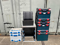 Lot sortimo bosch l-boxx gereedschapskoffer met ladekast 12st - afbeelding 1 van  1