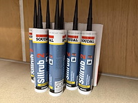 Lot soudal silirub 2 + kitpistolen - afbeelding 5 van  11