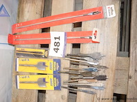Lot spadeboren - irwin - diverse maten lot lange spadeboren - wurth - diverse maten - afbeelding 1 van  1