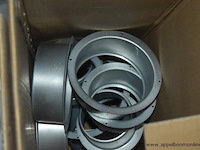 Lot stalen luchttoevoerkleppen, wo. cairox, sva 100 - ral9016, art a06121c100000 - afbeelding 3 van  4