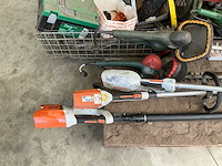 Lot: stihl /metabo heggenscharen + onderdelen overig bos- en tuingereedschap - afbeelding 7 van  8