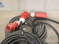 Lot stroomkabels - met cee stekkers - afbeelding 2 van  2