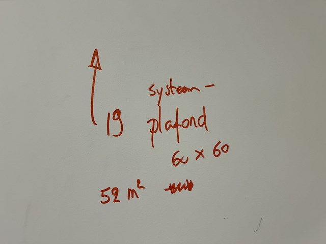 Lot systeemplafond (52m²) - afbeelding 3 van  5