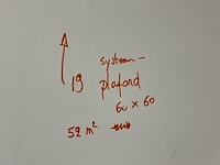 Lot systeemplafond (52m²) - afbeelding 3 van  5