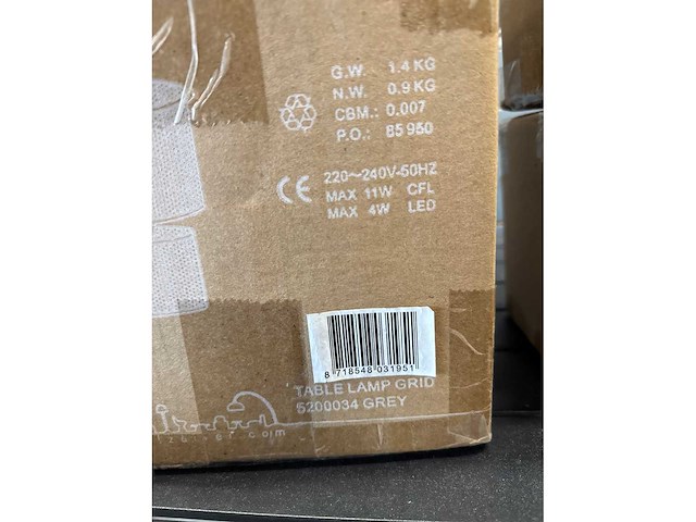 Lot tafellampen zuiver 6 stuks - afbeelding 4 van  6