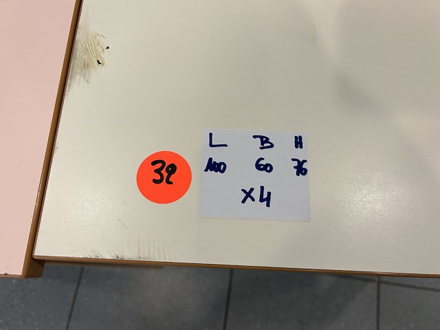 Lot tafels (4) - afbeelding 3 van  3