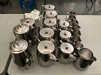 Lot tassen, bordjes, kannen, lepels, vorken, taartscheppen - afbeelding 7 van  7