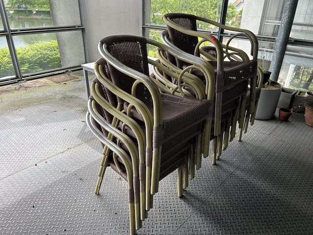 Lot terras stoelen (14) - afbeelding 2 van  4