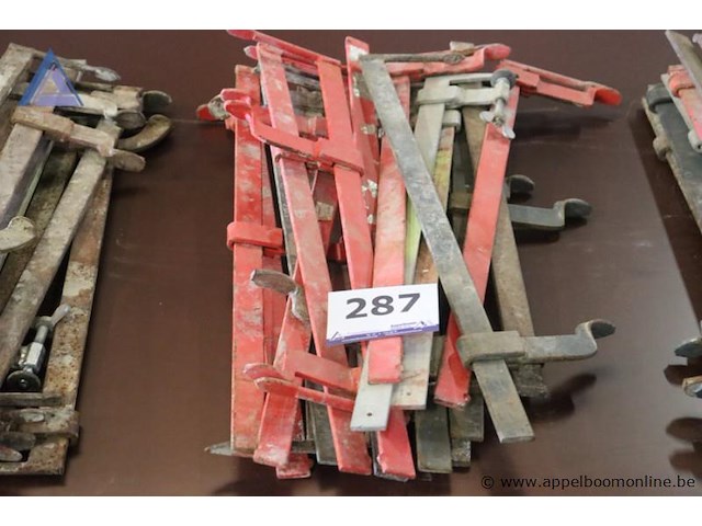 Lot van 10 klemmen - afbeelding 1 van  1