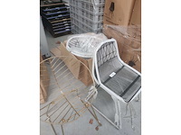 Lot van 10 lounge kuipzetels (5xgoud, 1xzwart, 4xwit) (10x) - afbeelding 1 van  1