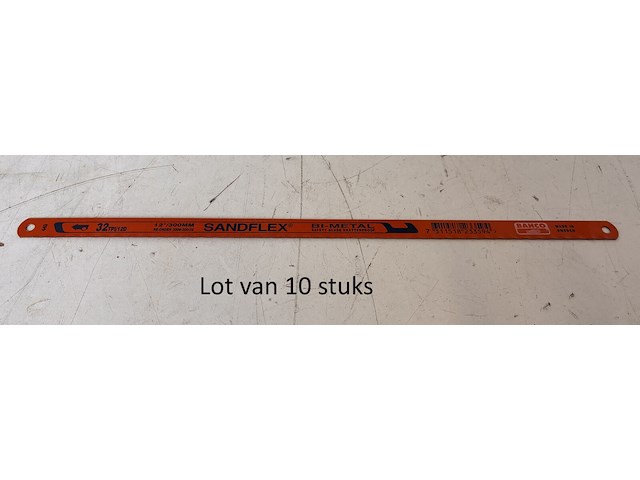 Lot van 10 stuks bahco - handmetaalzaagbl. sandflex 32t - afbeelding 1 van  1
