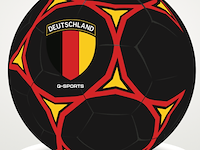 Lot van 120 voetballen nationaal thema duitsland