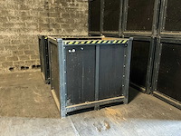 Lot van 16 gesloten houten en verdeel bakken - opslagcontainer - afbeelding 1 van  18