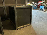 Lot van 16 gesloten houten en verdeel bakken - opslagcontainer - afbeelding 17 van  18