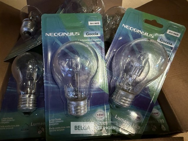 Lot van ± 18 peervormige lampen - afbeelding 2 van  2