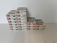 Lot van 18 x 12 permanente marker markerpen zwarte lijndikte 1-4,5 mm schrijfpunt waterbestendig crc - afbeelding 1 van  1