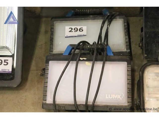 Lot van 2 bouwlampen - lumx - afbeelding 1 van  2
