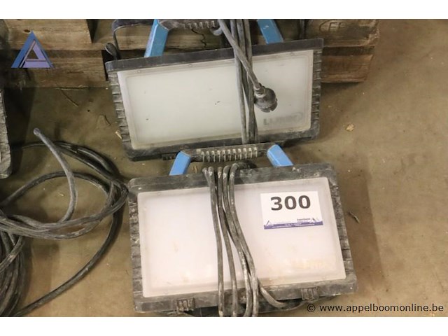 Lot van 2 bouwlampen - lumx - afbeelding 1 van  2