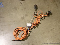 Lot van 2 branders met gasleidingen - afbeelding 1 van  3